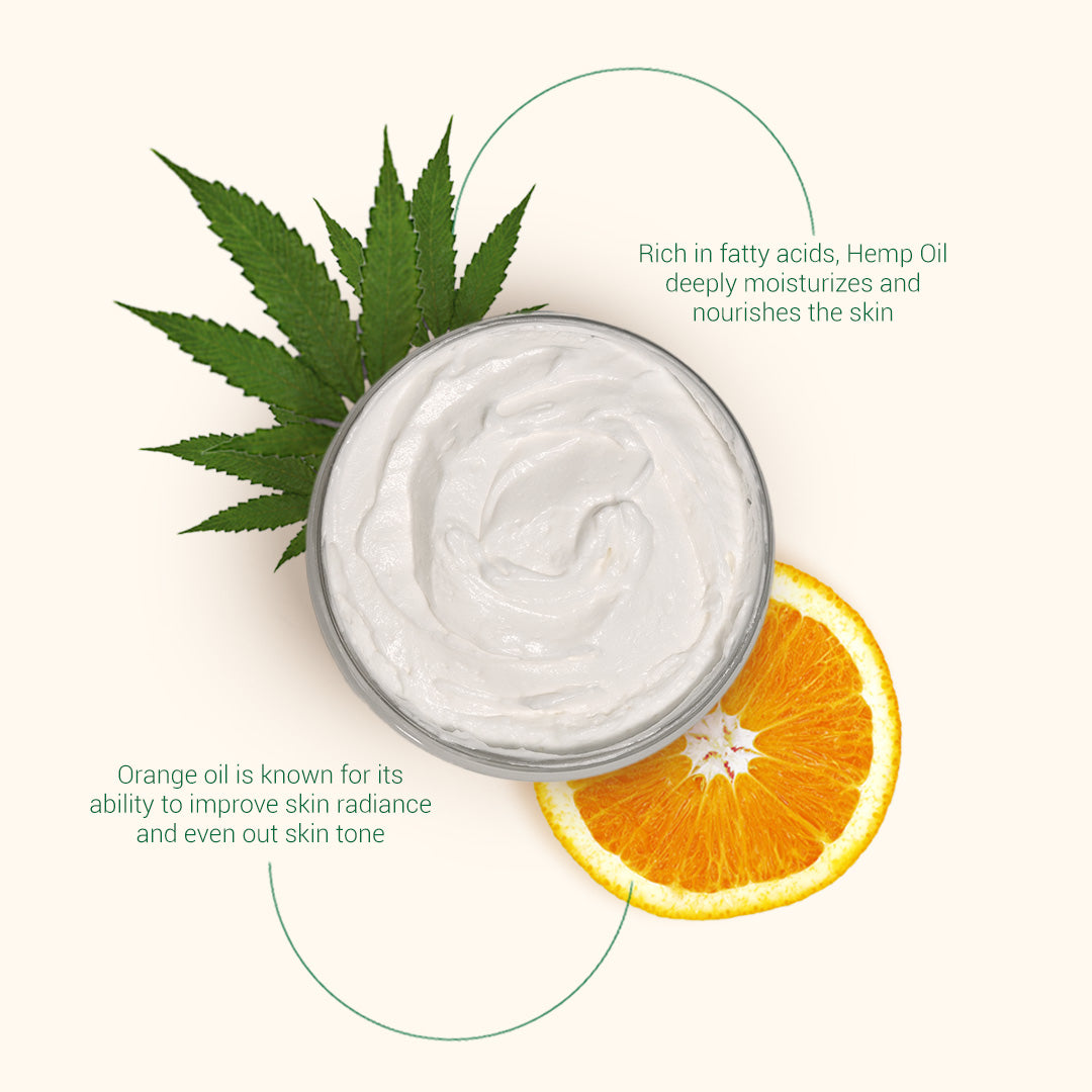 all natural citrus hemp body butter made with essential oils | herbneden